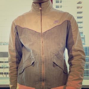 Nike Cream V Pattern Track Jacket
